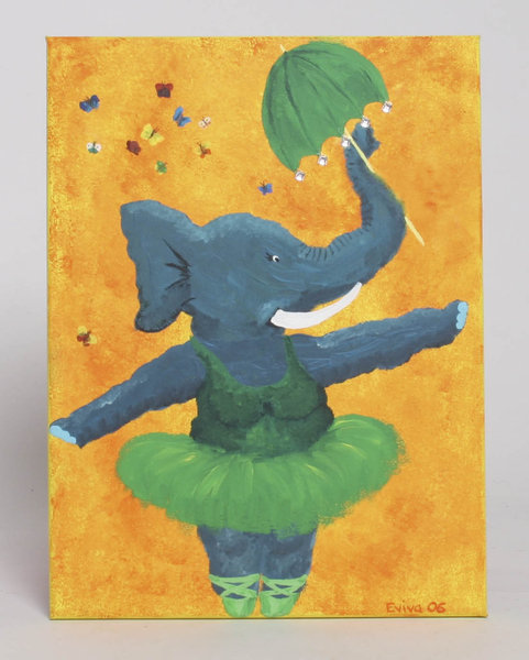 Phantasiebild ' Elefant im Tütü'