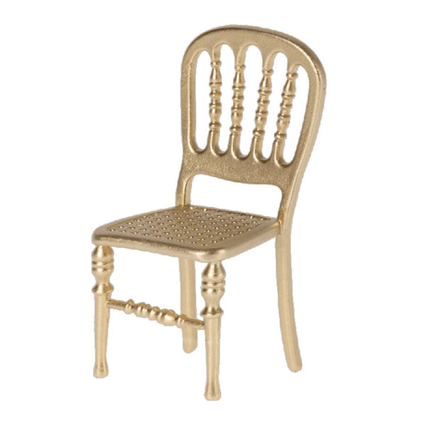 Maileg - Stuhl fürs Puppenhaus, Gold