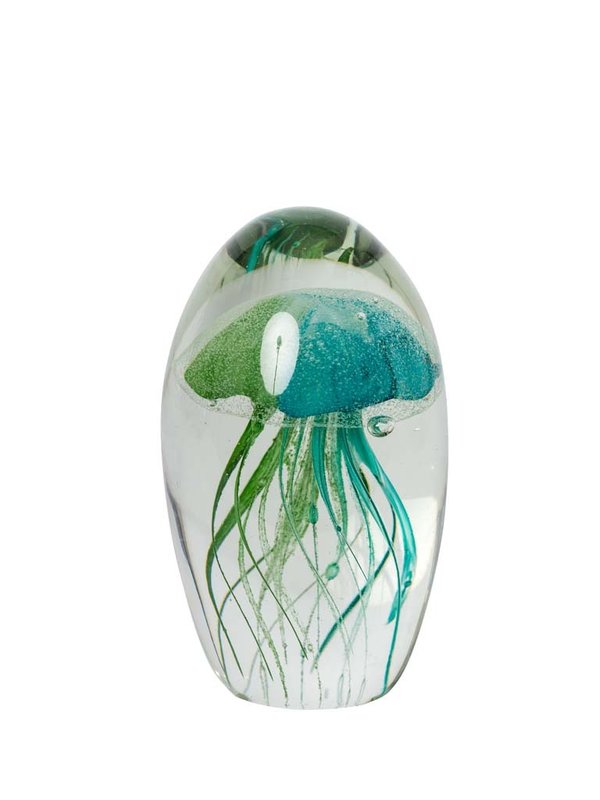 Chehoma Briefbeschwerer, blaugrüner Jellyfish