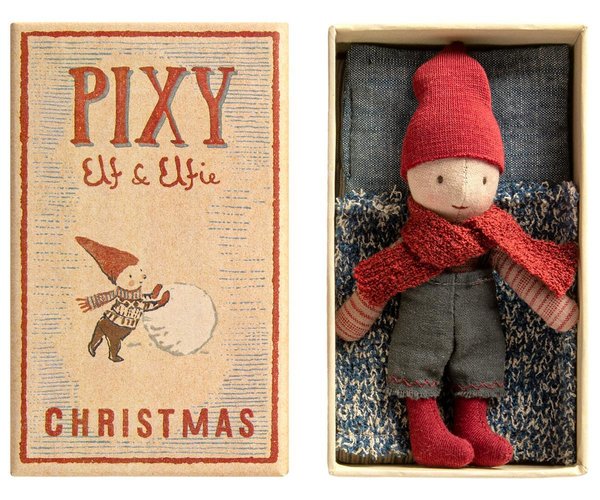Maileg Weihnachtswichtel Pixy Elf in der Box