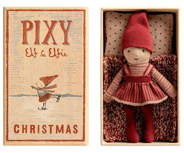 Maileg Weihnachtswichtel Pixy "Elfie" in der Box